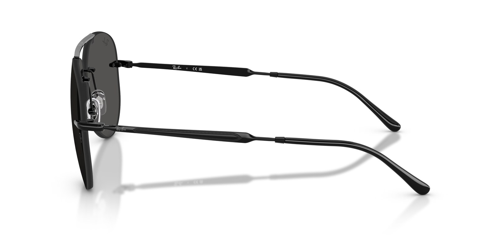 Ray-Ban RB3791 Nero · Lenti Grigio Scuro — foto 3