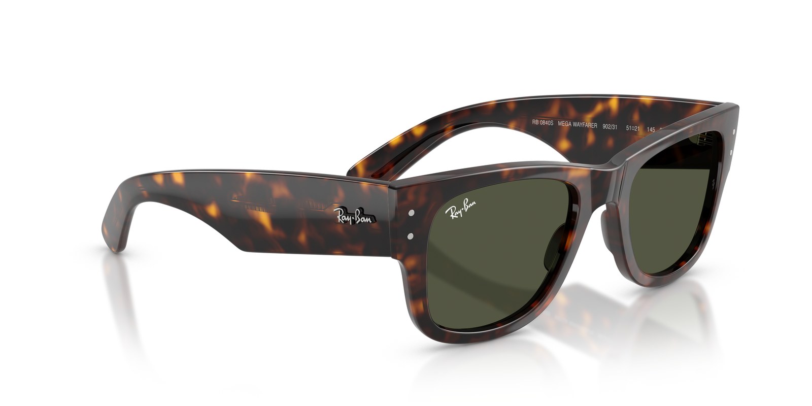 Ray-Ban RB0840S Havana · Lenti Verde — foto 2