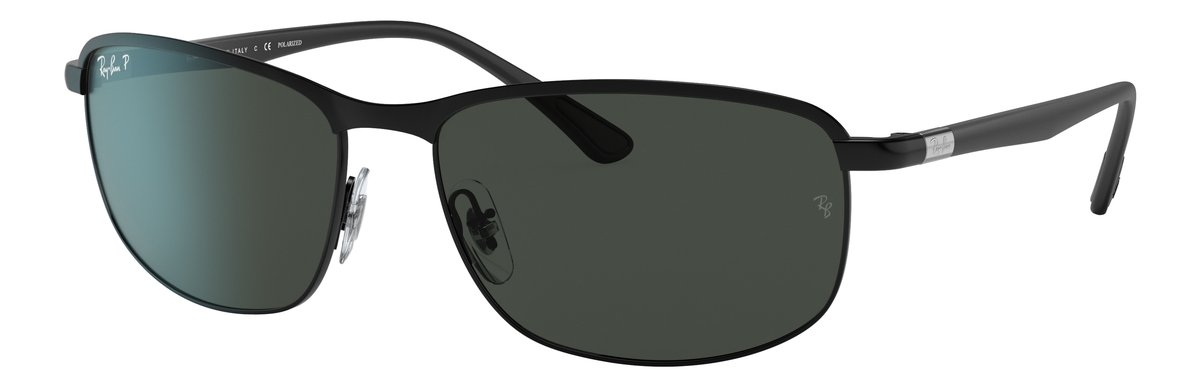 Ray-Ban RB3671CH Nero Lenti Polarizzate grigio scuro