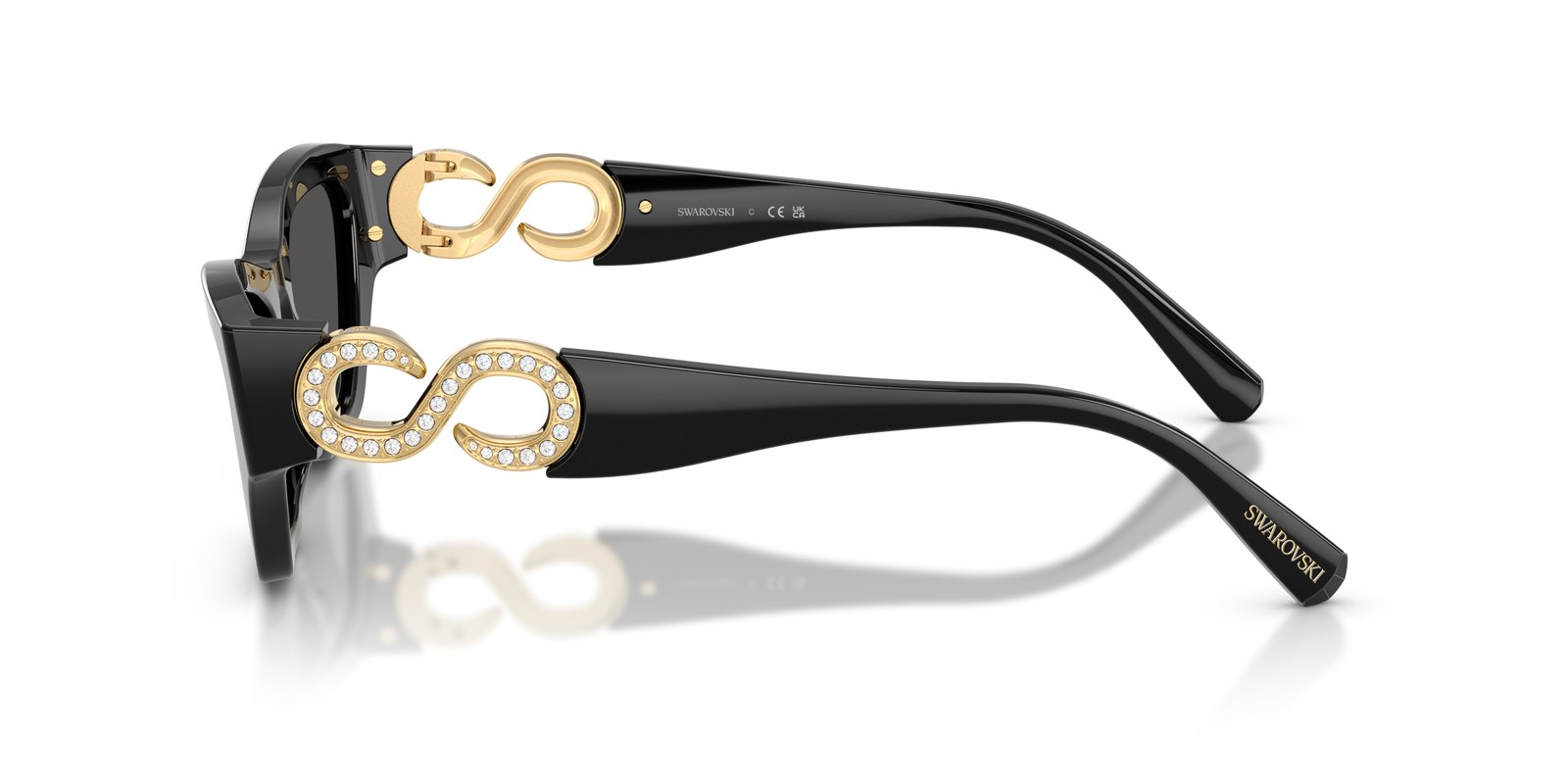 Swarovski SK6076U Nero · Lenti Grigio Scuro — foto 3