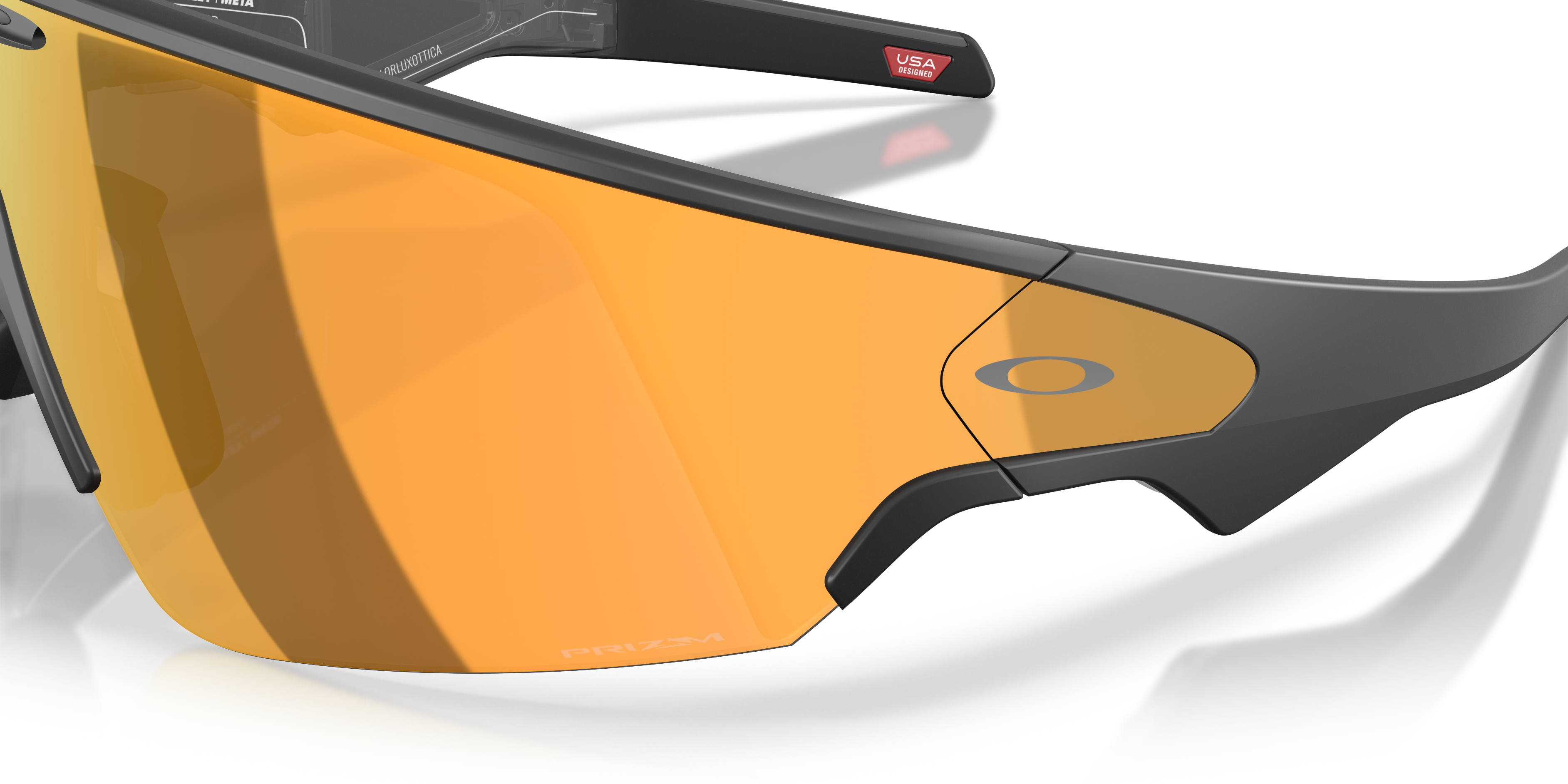 Oakley Meta Vanguard OW8001 Nero — Prizm 24K