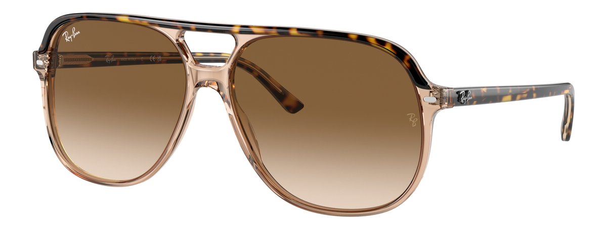 Ray-Ban RB2198 Havana su marrone trasparente Lenti Marrone chiaro sfumato