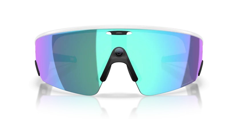 Oakley Meta Vanguard OW8001 Bianco — Prizm Sapphire