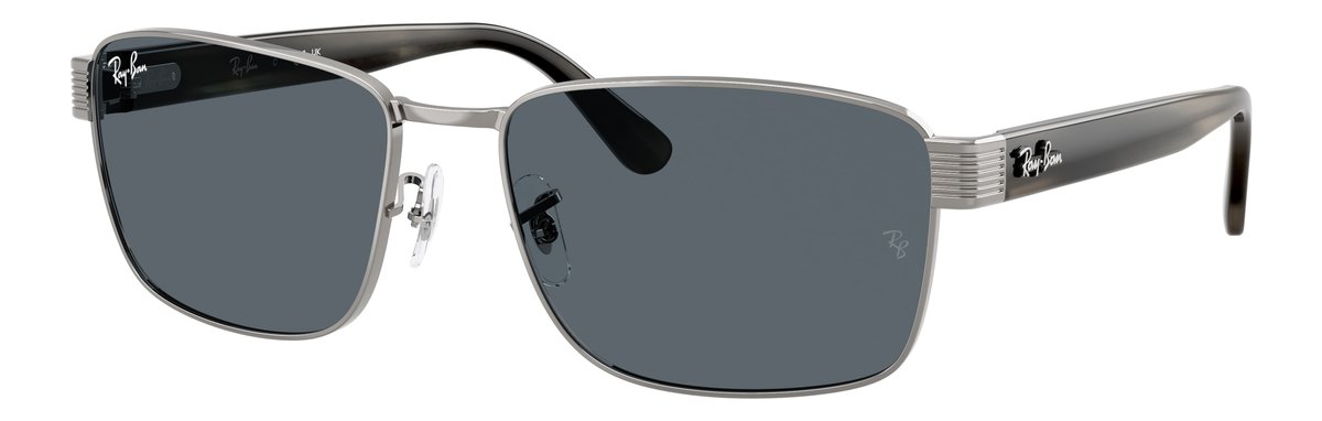 Ray-Ban RB3750 Gunmetal Lenti Blu