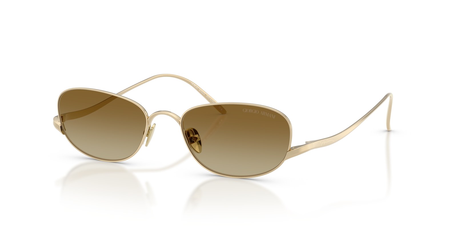 Giorgio Armani AR6186 Oro Pallido · Lenti Marrone Sfumato