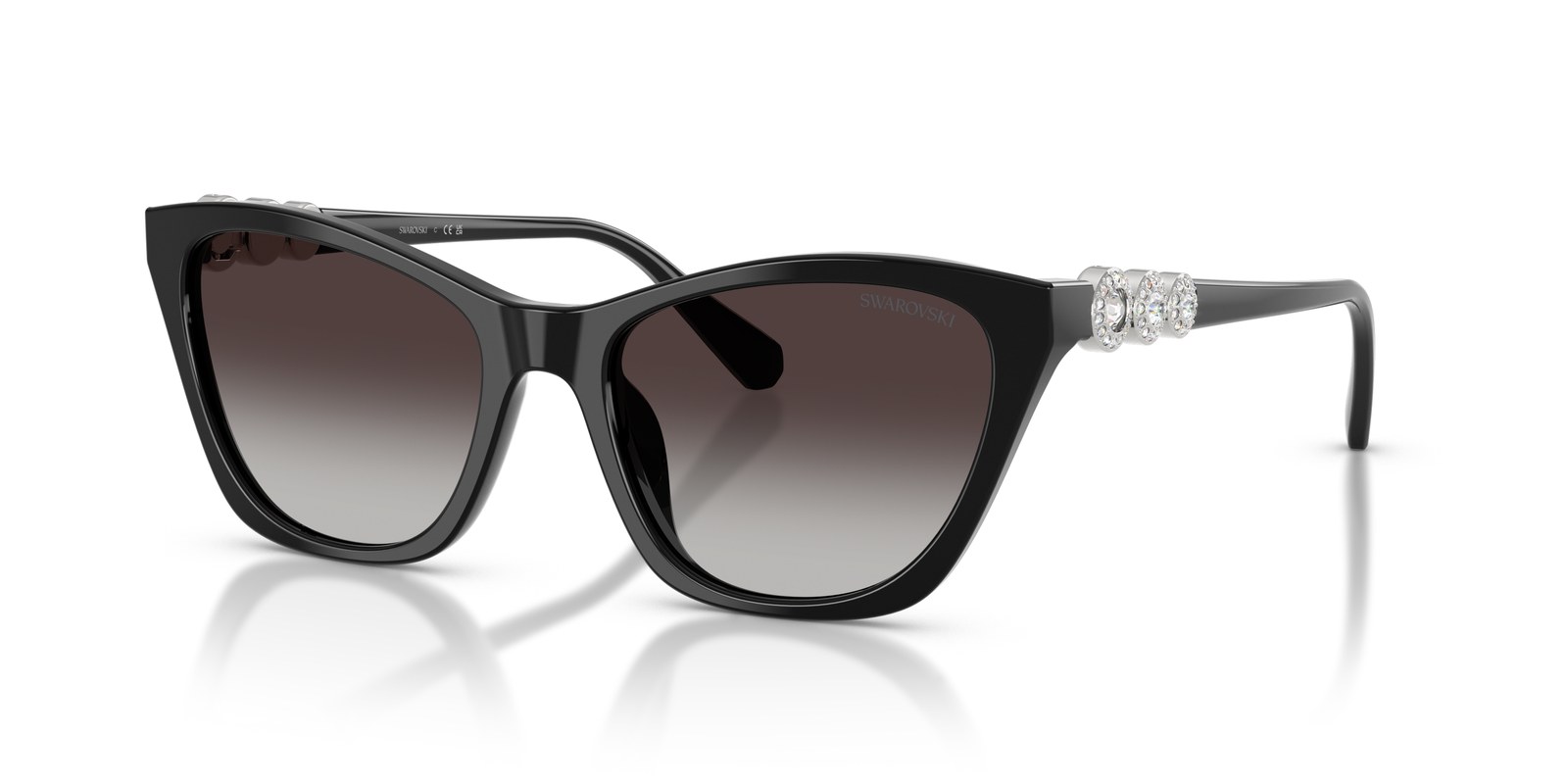 Swarovski SK6068U Nero · Lenti Grigio Sfumato