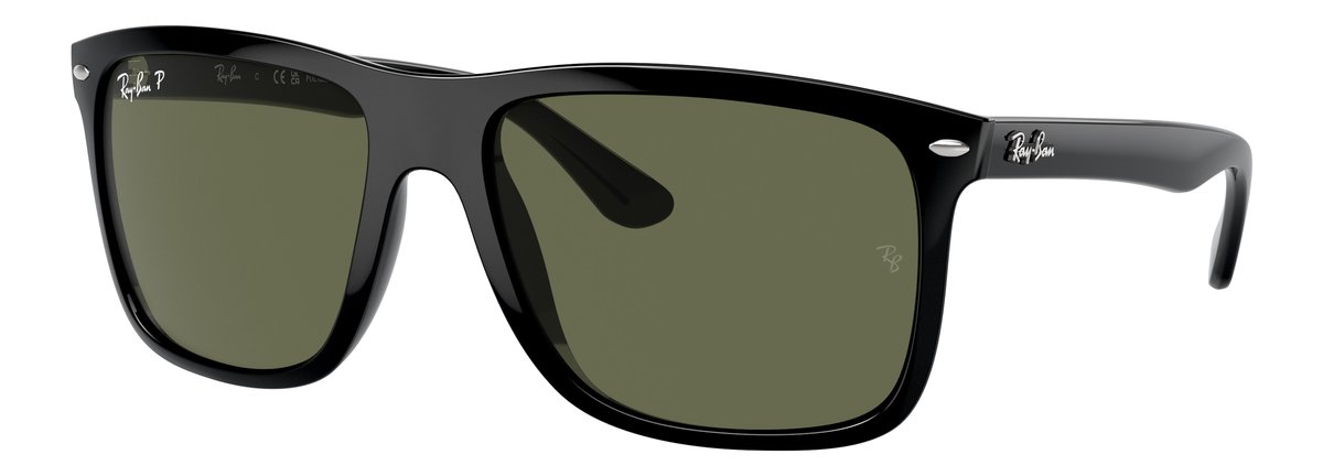 Ray-Ban RB4547 Nero Lenti Polarizzata verde
