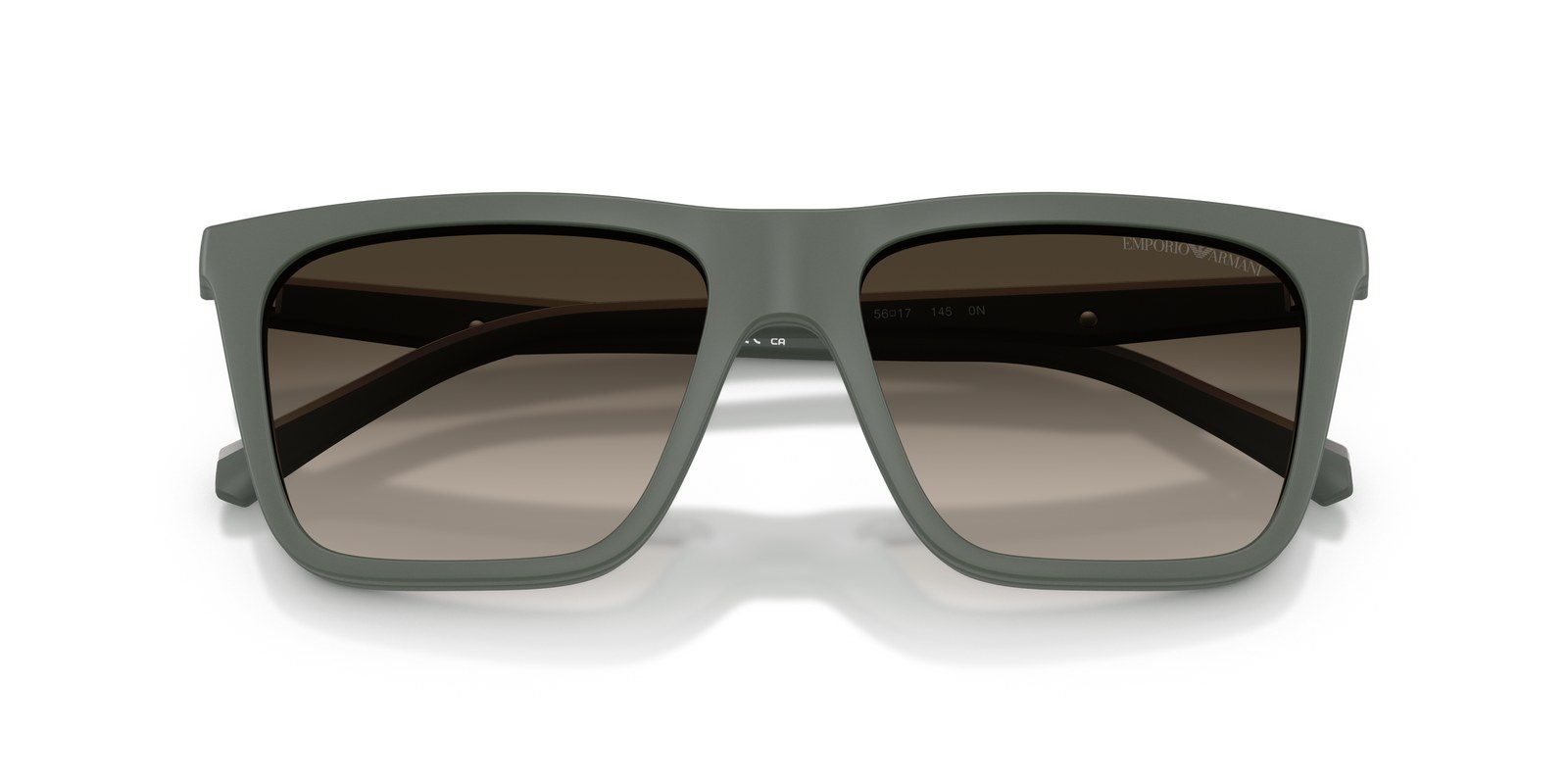 Emporio Armani EA4258 Verde Opaco · Lenti Trasparenti — foto 2