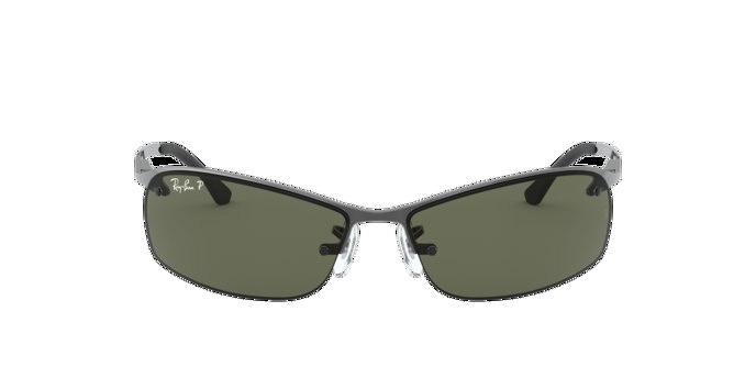 Ray-Ban RB3183 Semi-Rimless Grigio Sfumato Polarizzato