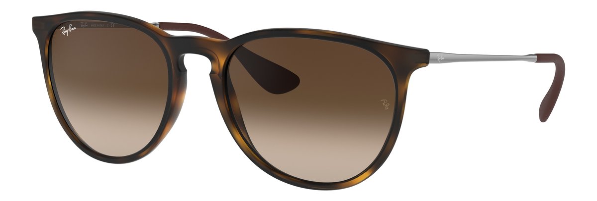 Ray-Ban Erika Gomma Havana Lenti Tinta unita