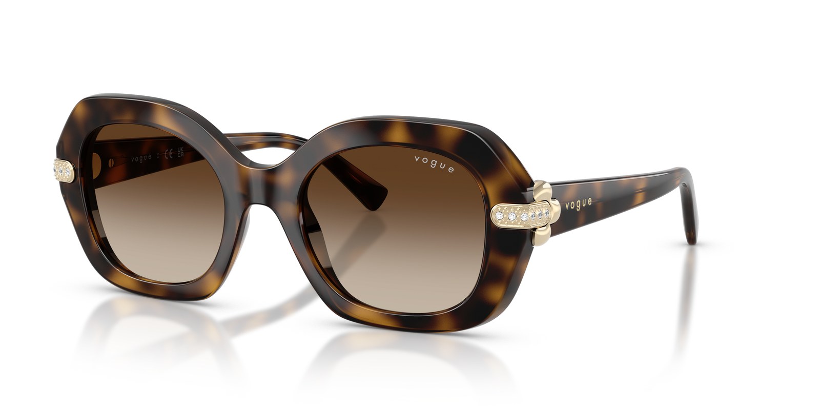 Vogue VO5706SB Havana Scuro · Lenti Marrone Sfumato