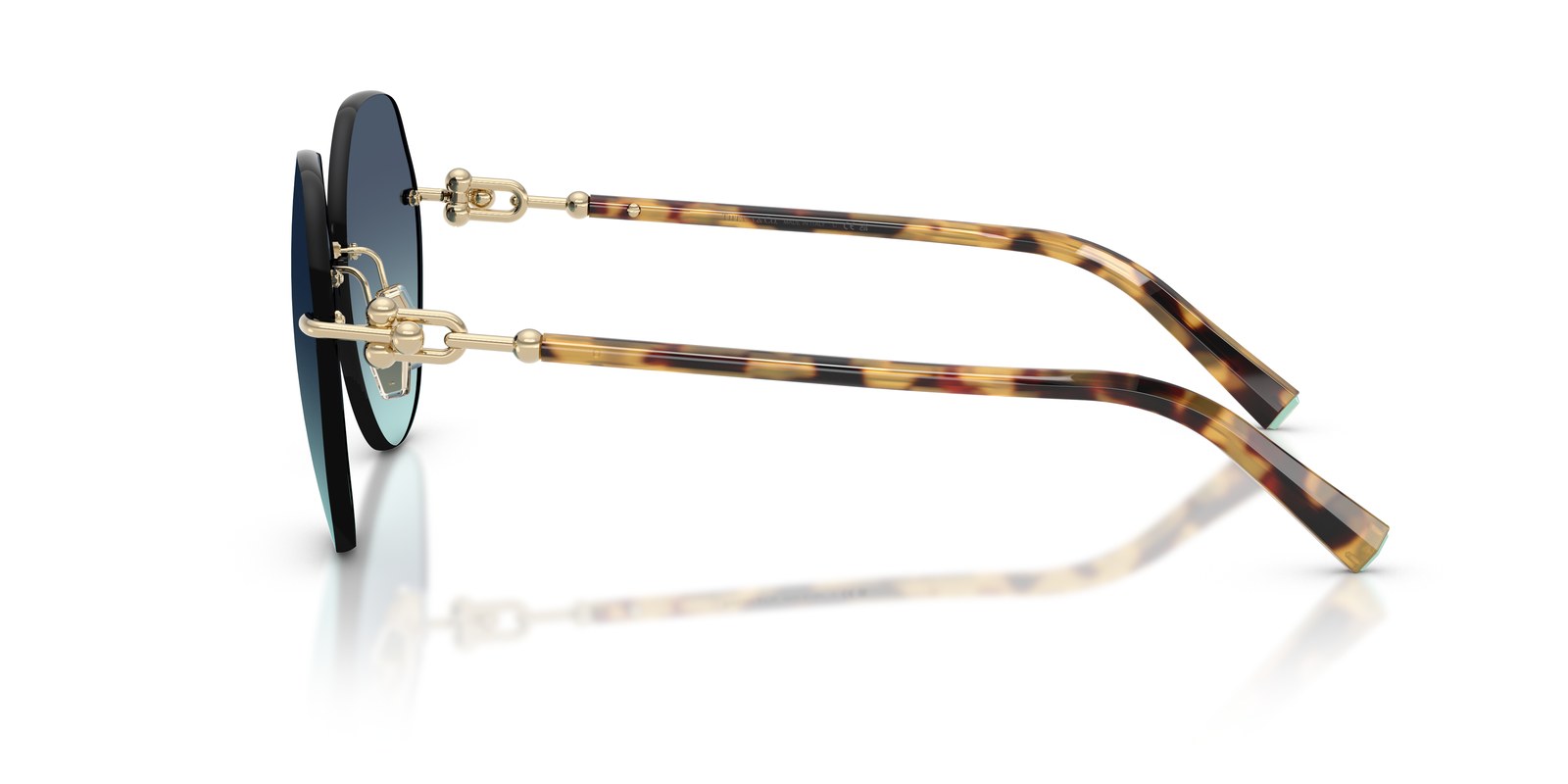 Tiffany & Co. TF3123 Oro Pallido · Lenti Azzurro Sfumato Blu — foto 3