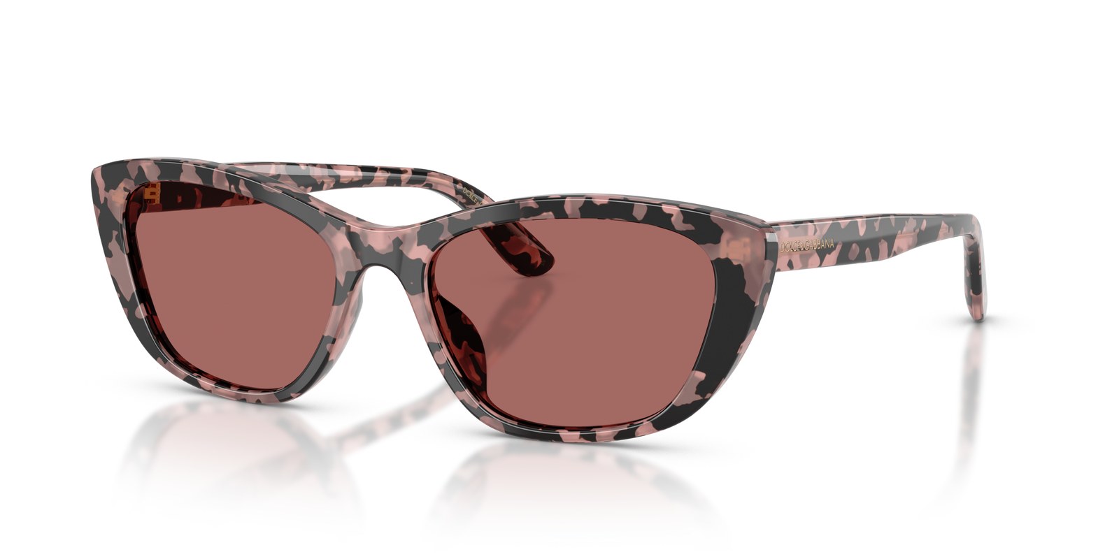 Dolce & Gabbana DG4571 Havana Rosa · Lenti Violetto Scuro