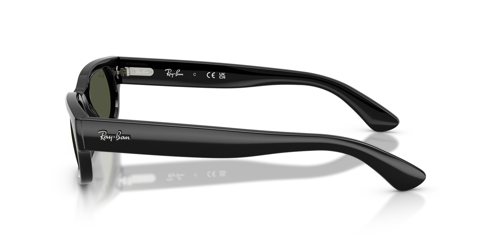 Ray-Ban RB2236 Nero · Lenti Verde — foto 3