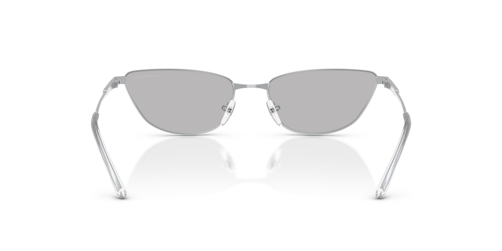 Emporio Armani EA2174B Argento Lucido · Lenti Grigio Chiaro — foto 4