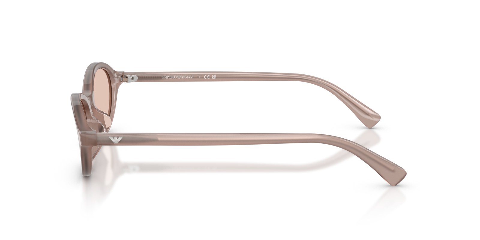 Emporio Armani EA4281U Opale Tundra Lucido · Lenti Marrone Chiaro — foto 3