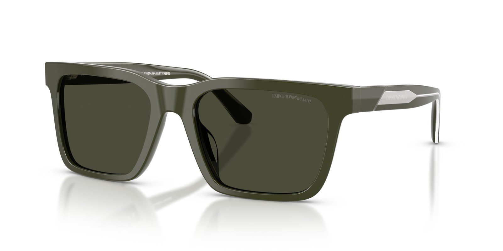 Emporio Armani EA4262U Verde Lucido · Lenti Verde